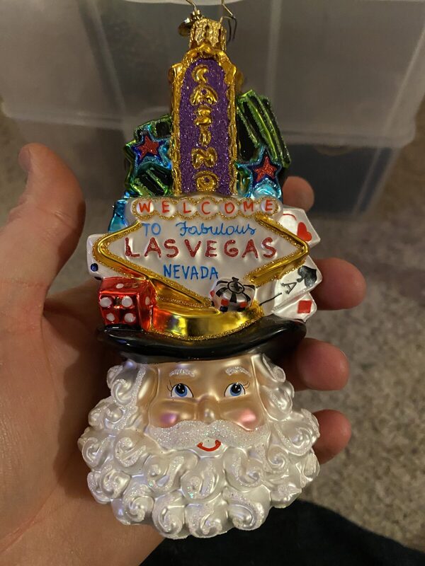 A Santa who has been to Vegas