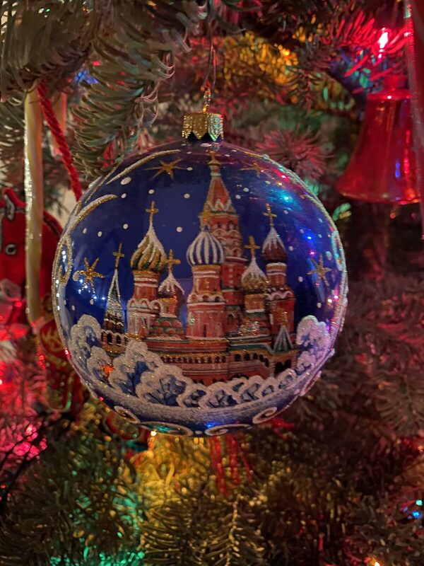 A painted cathedral on the tree